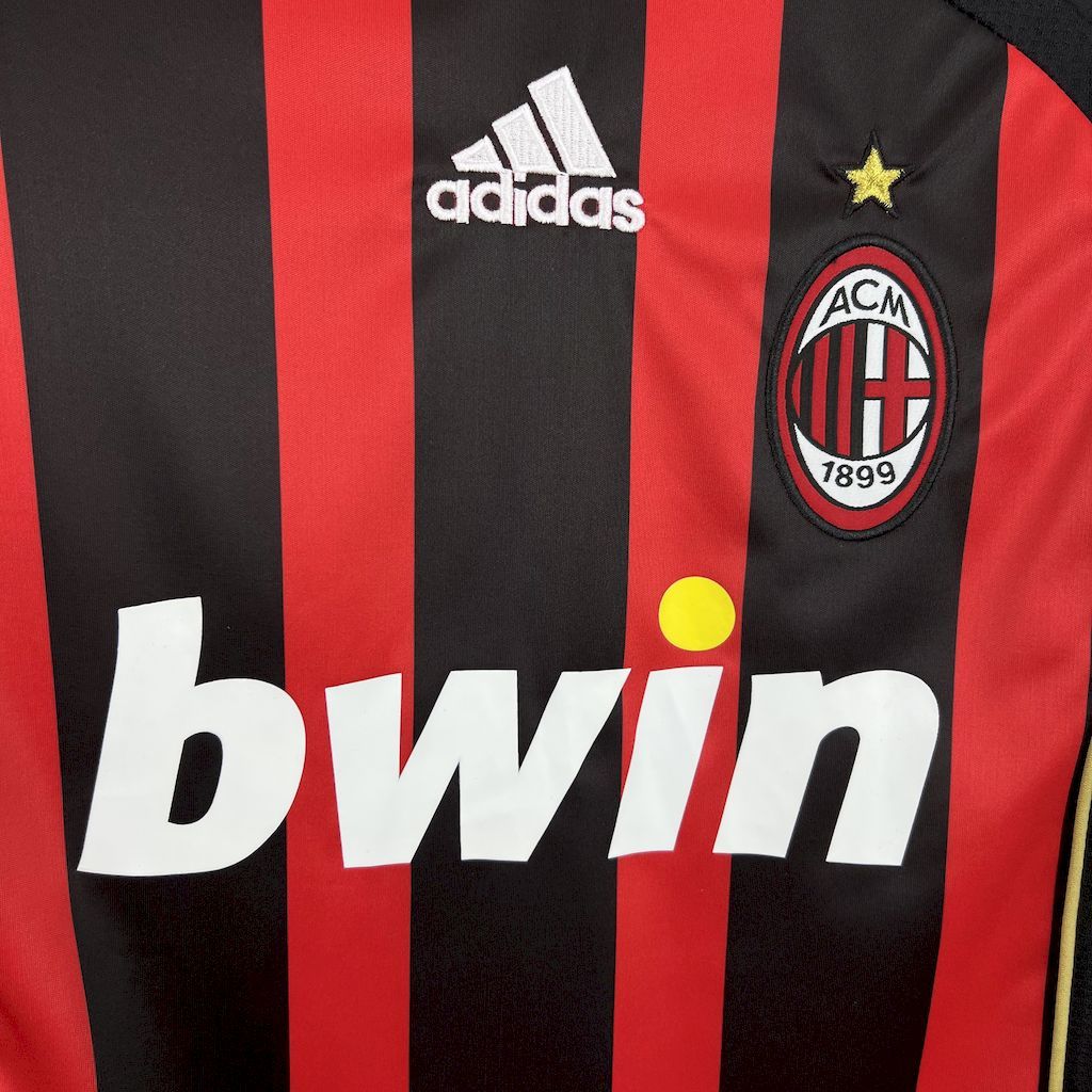 Jersey Milan Local 06/07 manga larga Kaka 22