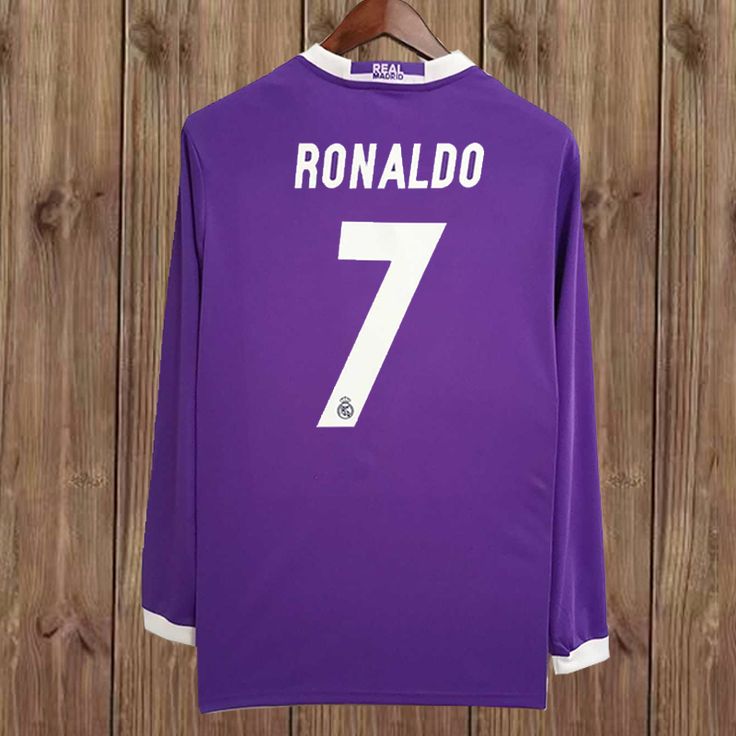 Jersey Real Madrid 2017 3ra Manga Larga Ronaldo 7 parche