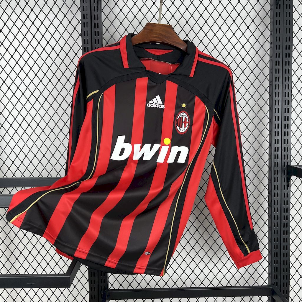 Jersey Milan Local 06/07 manga larga Kaka 22