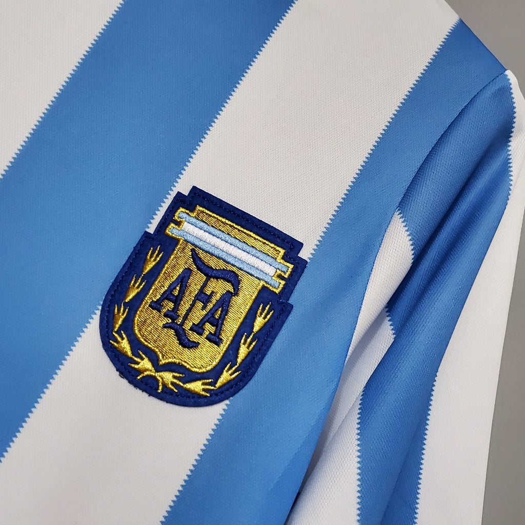 Jersey Argentina local 1986 mundial