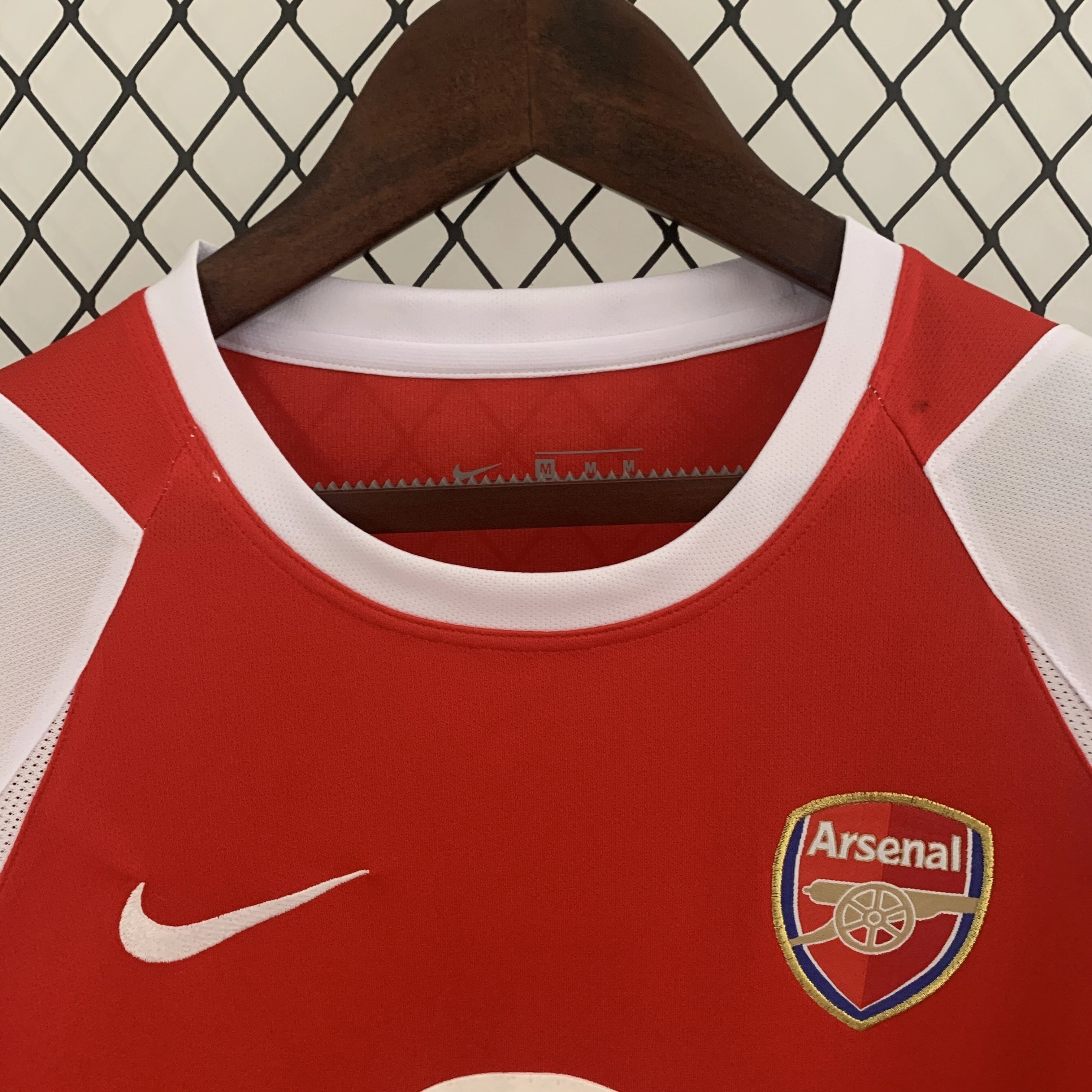 Jersey Arsenal 03/04 Local Manga Llarga Henry 9 Parche