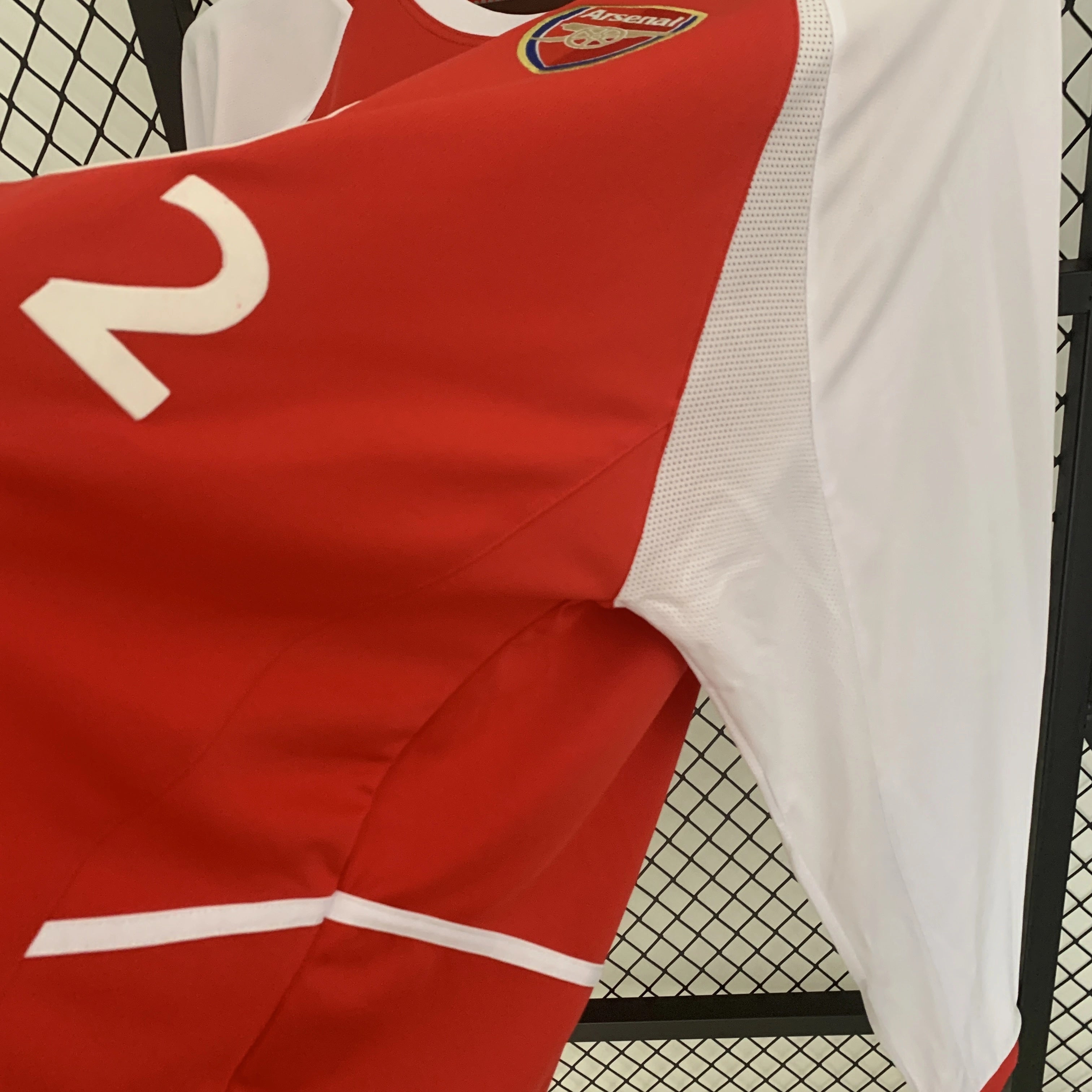 Jersey Arsenal 03/04 Local Manga Llarga Henry 9 Parche