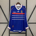 Jersey Francia 98 mundial Zidane 10 parche manga larga