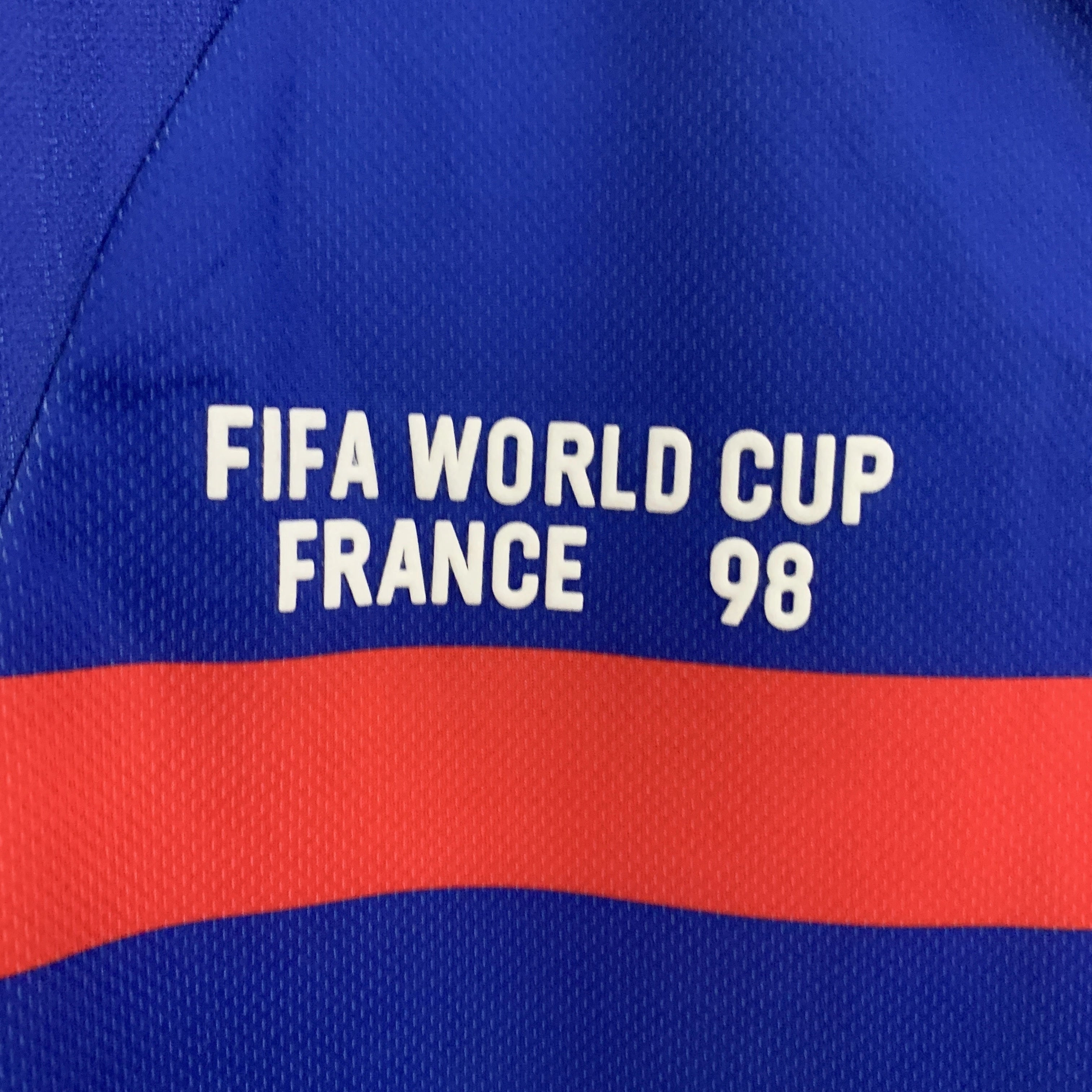 Jersey Francia 98 mundial Zidane 10 parche manga larga