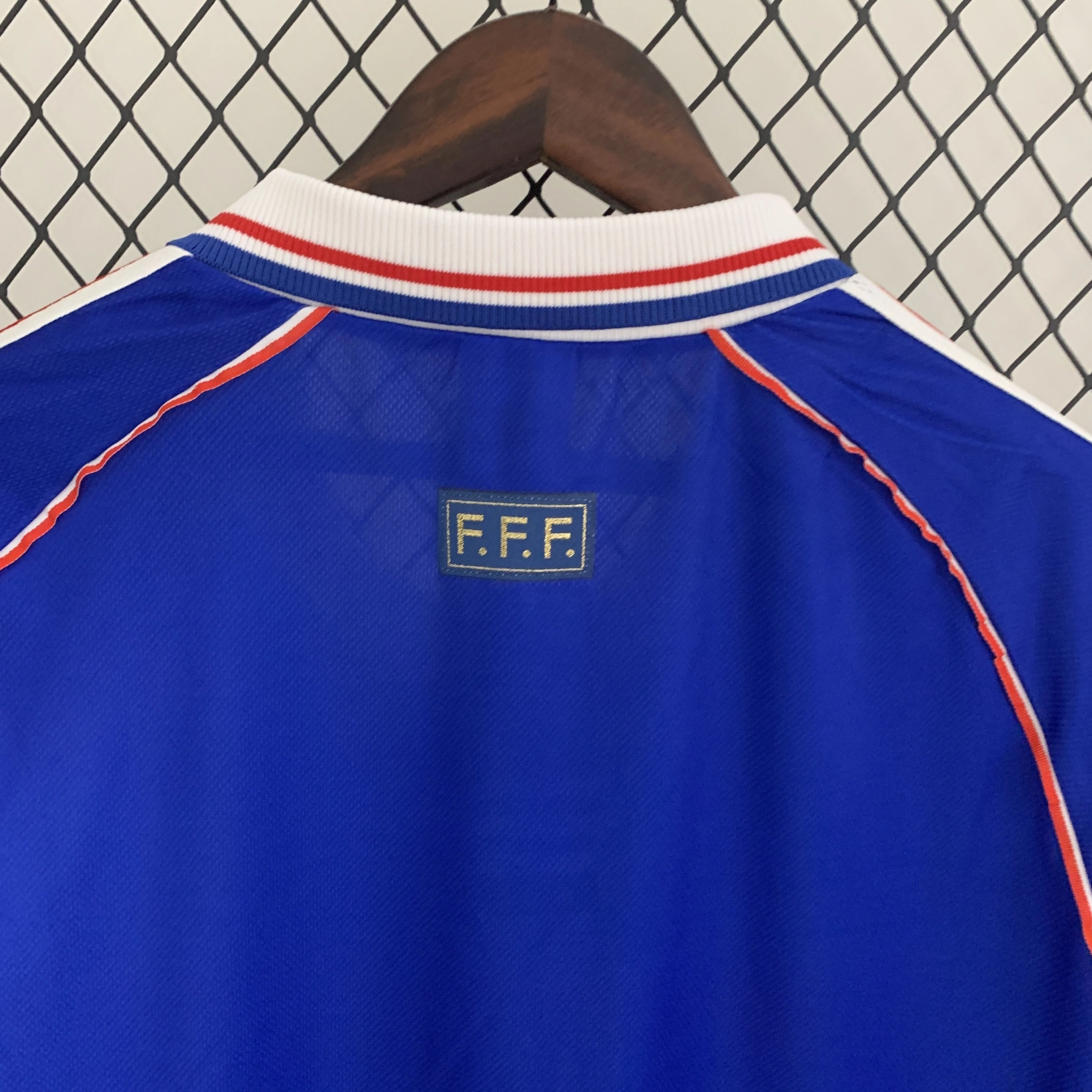 Jersey Francia 98 mundial Zidane 10 parche manga larga