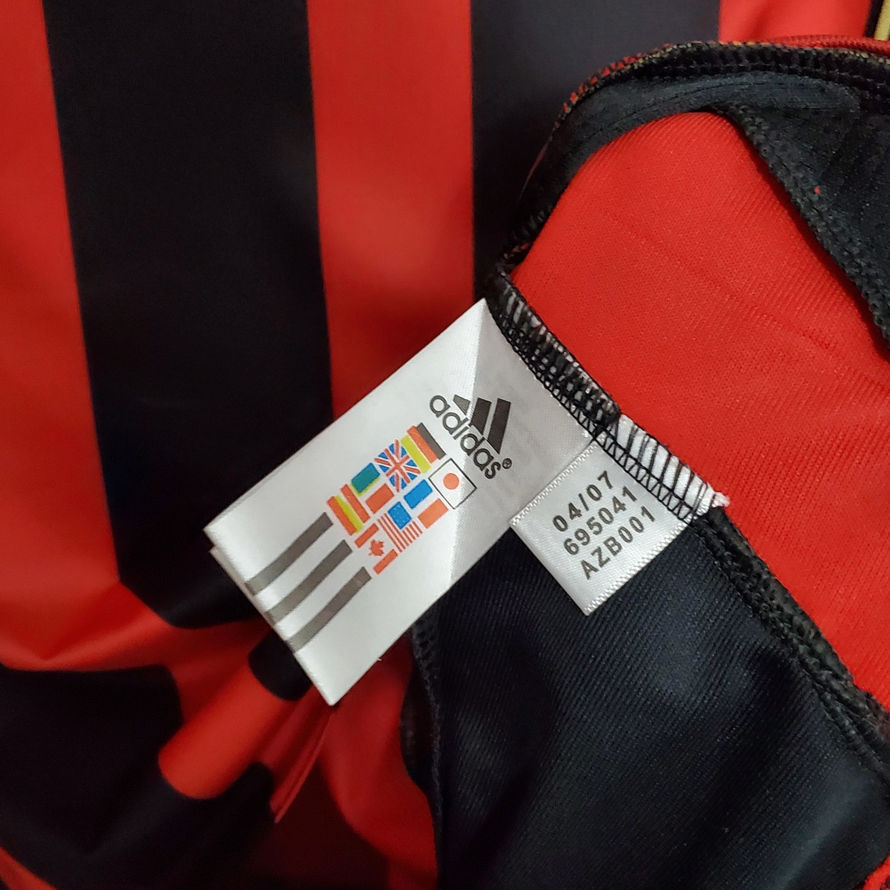 Jersey Milan Local 06/07 Manga Larga