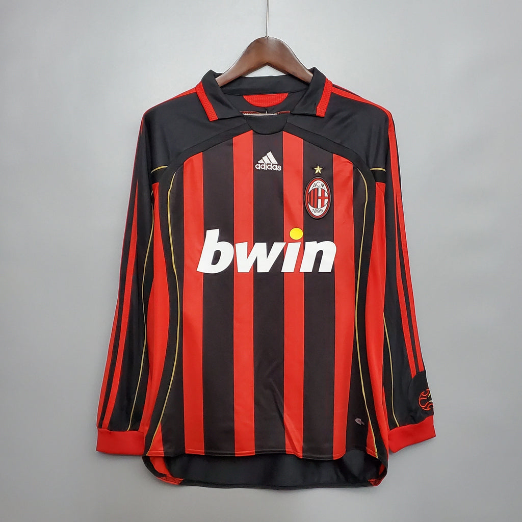 Jersey Milan Local 06/07 Manga Larga