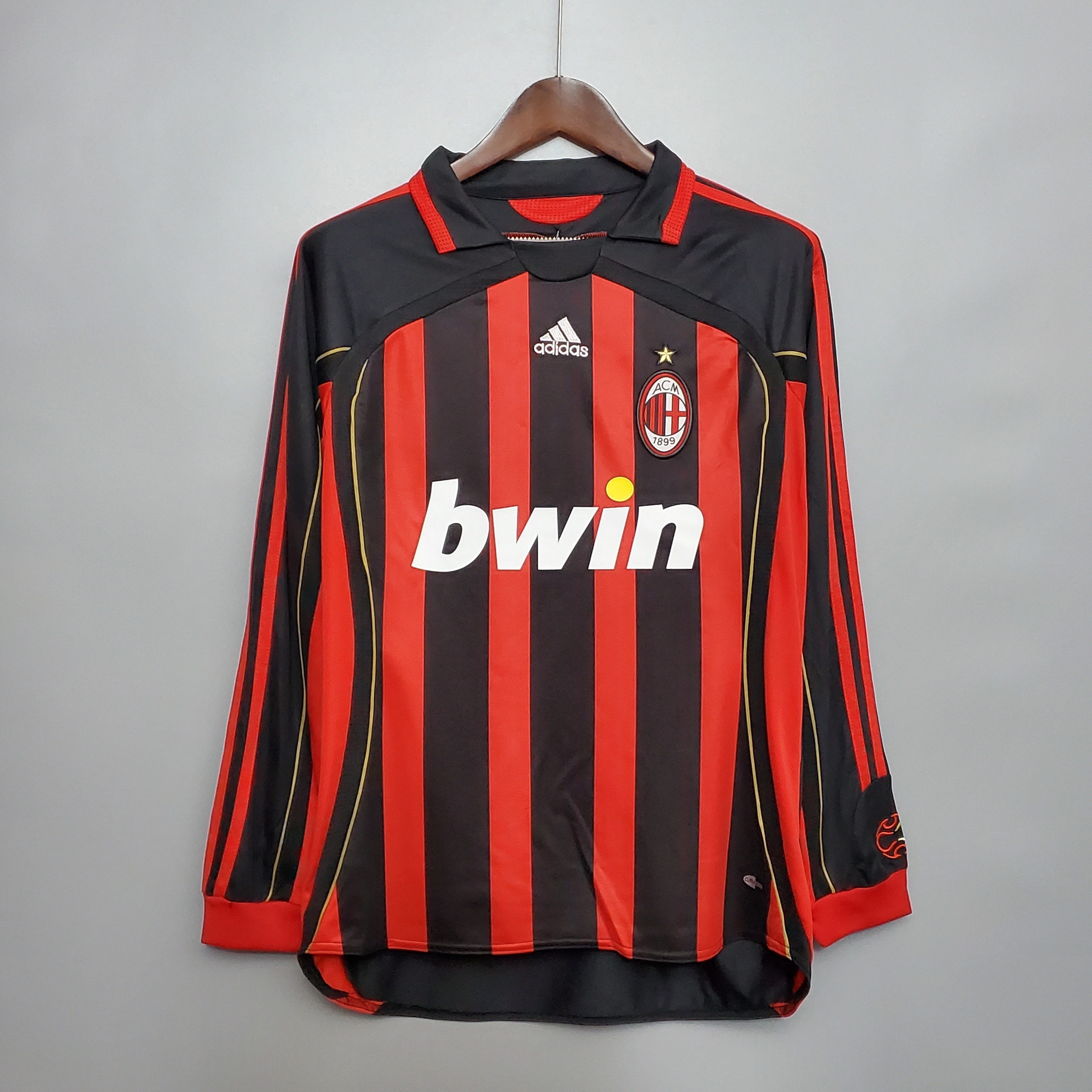 Jersey Milan Local 06/07 Manga Larga