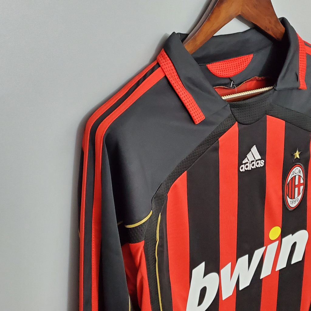 Jersey Milan Local 06/07 Manga Larga